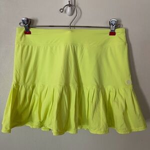 Lilly Pulitzer Neon Yellow Skater Skirt